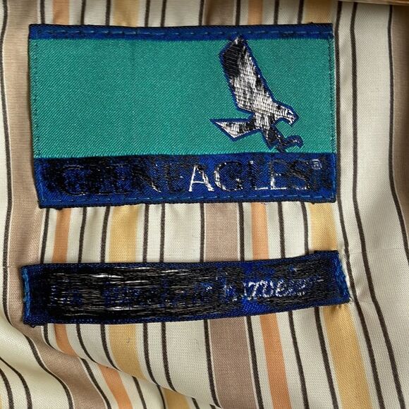 Glen Eagle Trenchcoat Vintage American Traveler , Size 48L, Tan - Picture 13 of 13